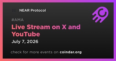 NEAR Protocol to Hold Live Stream on X and YouTube on July 7th