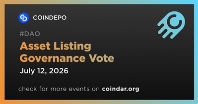 COINDEPO to Close Asset Listing Governance Vote on July 12th