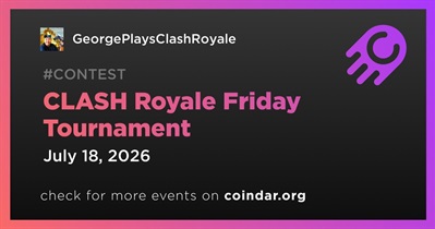 GeorgePlaysClashRoyale to Hold CLASH Royale Friday Tournament on July 18th