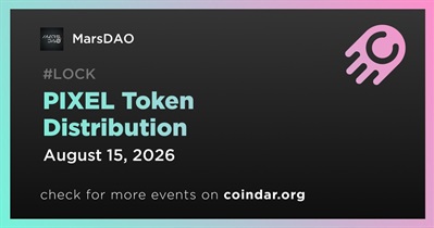 MarsDAO to Distribute PIXEL Tokens on August 15th