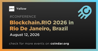Yellow to Participate in Blockchain.RIO 2026 in Rio De Janeiro on August 12th