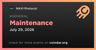 NAVI Protocol to Conduct Scheduled Maintenance on July 29th