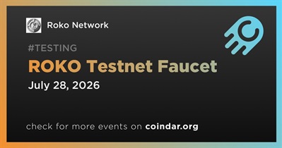 Roko Network Opened ROKO Testnet Faucet