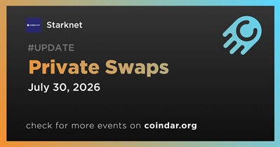 Starknet Added Private Swaps on July 30th