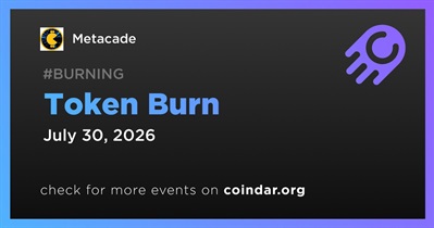 Metacade Held Token Burn on July 30th