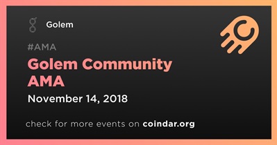 Golem Community AMA