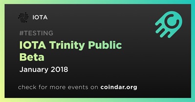 IOTA Trinity Public Beta