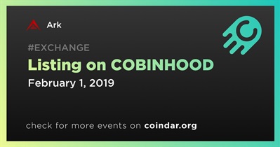 Listing on COBINHOOD