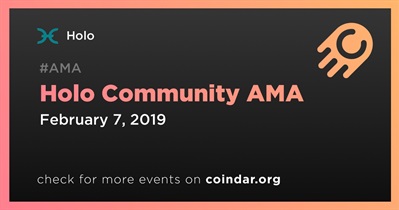 Holo Community AMA