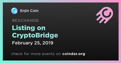 Listing on CryptoBridge