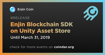 Enjin Blockchain SDK on Unity Asset Store
