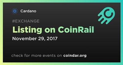Listing on CoinRail