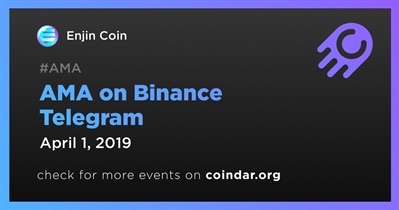 AMA on Binance Telegram