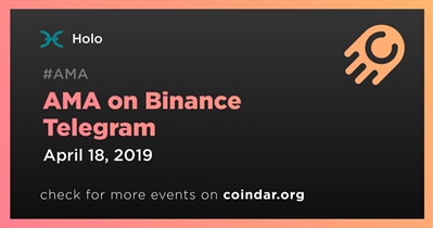 AMA on Binance Telegram