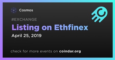Listing on Ethfinex