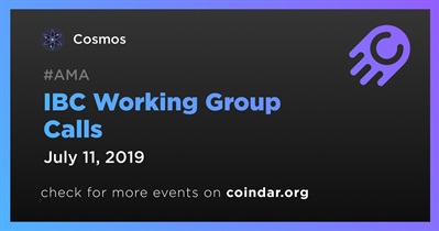 IBC Working Group Calls