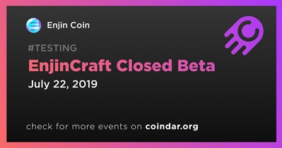 EnjinCraft Closed Beta