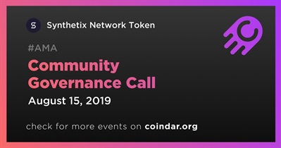 Community Governance Call