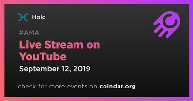 Live Stream on YouTube