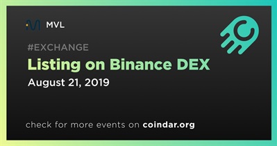 Listing on Binance DEX