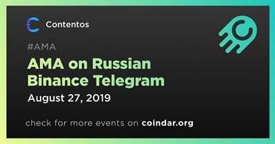 AMA on Russian Binance Telegram