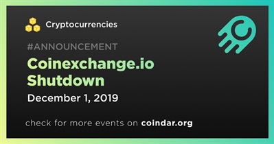 Coinexchange.io Shutdown