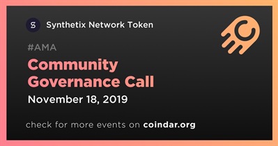 Community Governance Call
