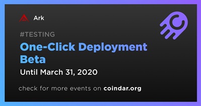 One-Click Deployment Beta