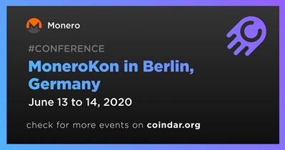 MoneroKon in Berlin, Germany