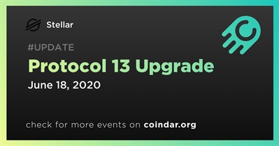 Protocol 13 Upgrade