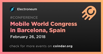 Mobile World Congress in Barcelona, Spain