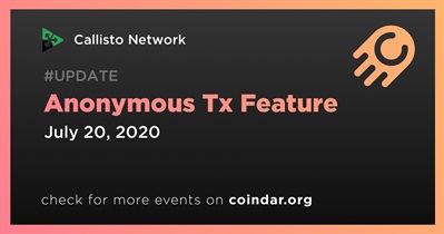 Anonymous Tx Feature
