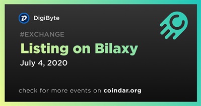 Listing on Bilaxy