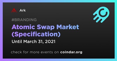 Atomic Swap Market (Specification)