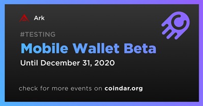 Mobile Wallet Beta