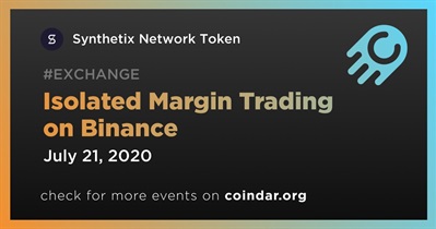 Isolated Margin Trading on Binance
