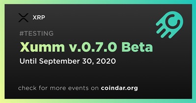 Xumm v.0.7.0 Beta