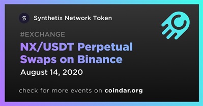 NX/USDT Perpetual Swaps on Binance