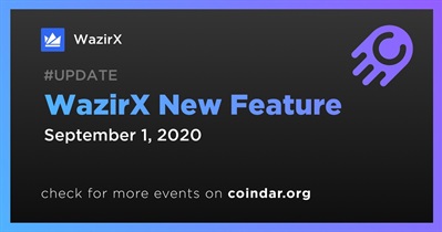 WazirX New Feature