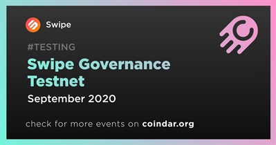 Swipe Governance Testnet