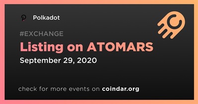 Listing on ATOMARS