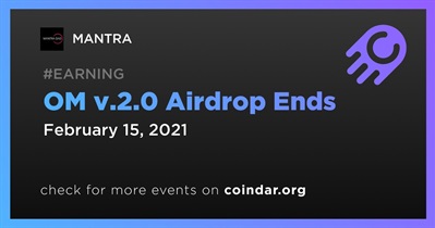 OM v.2.0 Airdrop Ends