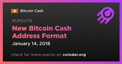 New Bitcoin Cash Address Format