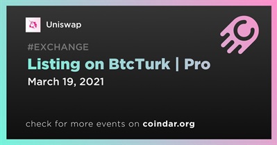 Listing on BtcTurk | Pro