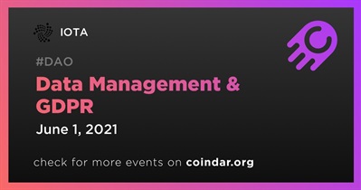 Data Management & GDPR