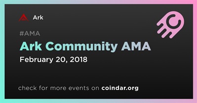 Ark Community AMA