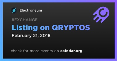Listing on QRYPTOS