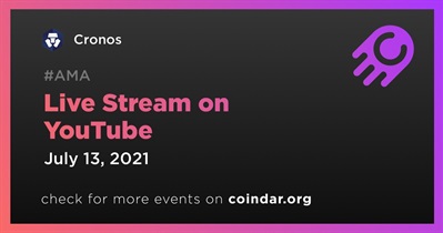 Live Stream on YouTube