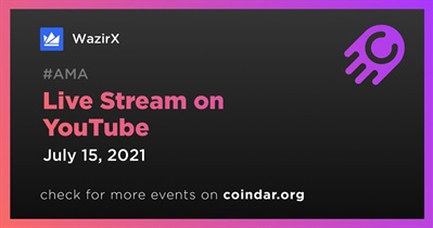 Live Stream on YouTube