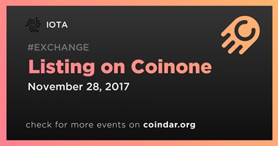 Listing on Coinone